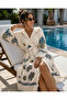 100% Cotton Premium Muslin Bathrobe - Standard Size Beach Robe
