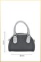 Sofia Women's Baguette Hand and Shoulder Bag - Light Gray - 2