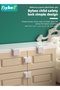 12-Piece Baby Safety Locks, Kids Security Locks Set, Adjustable Children Safety Locker for Freezer, Cabinet, Drawers, Door, 3M Adhesive Pads, No Drilling, Ideal for Toddlers Children and Kids - 5