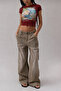 -Women's Slim Fit Basic Crop T-Shirt Coastal Lemon Print Cotton Fabric - 2