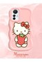 Mi 12 Lite Compatible Case Camera Protector Pink Silicone Couple Phone Case Kitty Pattern - 2