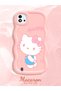 Realme C20 Compatible Case Camera Protector Pink Silicone Couple Phone Case Kitty Pattern - 2