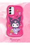 Samsung Galaxy S21 Fe Compatible Case Camera Protector Red Silicone Couple Phone Case Cartoon Pattern - 2