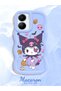 Vivo Y56 Compatible Case Camera Protector Blue Silicone Couple Phone Case Cartoon Pattern - 2