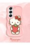 Tecno Camon 40 Compatible Case Camera Protector Pink Silicone Couple Phone Case Kitty Pattern - 2