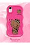 iPhone Xr Compatible Case Camera Protector Red Silicone Couple Phone Case Kitty Pattern - 2