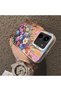 Redmi 15C 5g Compatible Silicone Edge Hard Back Case Couple Phone Case with Floral Pattern - 4