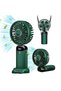 Ventilator USB reglabil, 5 viteze, Verde