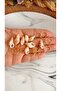 Seashell Hair Earring - Hair Ring (8 Seashells + 20 Gold Rings) - 2