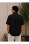 Men's 100% Linen Shirt Oversize Comfortable Fit Short Sleeve Summer Breathable Lightweight Shirt - 4