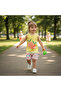 Children's Cotton Printed Yellow Color 2-Piece Set Cb1046 - 4