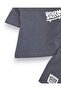 Summer Baby Boy Set with Writing on the Back and Printed Shorts, 6-9-12-18-24 Months - 3