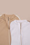 2-Pack 100% Cotton Breathable Baby Swaddle Sleeping Bag with Zipper 0-3 Months - 3