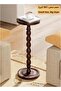 Solid Wood Coffee Table, Small Side Table for Small Spaces, Drink Table, Sturdy Wooden Base End Tables for Living Room, Bedroom, Corners, and Office, Dark Walnut, 9.4"W×23.8"H - 8