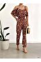 Desen4 Stylish Ruffled Jumpsuit with Straps 582123