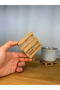 Set of 3 Pallet-Look Coasters Decorative Drink Coasters - 2