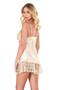 Strappy Lace Satin Soft Textured Mini Dress Nightgown - 2