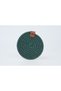 Set of 6 Handmade Cotton Coasters Green Bohemian Coffee Corner Decor - 2
