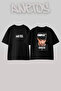 Central Cee_17 Design Printed Unisex Oversize Black Tshirt