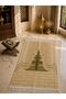 Kaaba Gate Patterned Micro Chenille Prayer Mat |   Gold Leaf Detailed |   Burma Tasseled |   Luxurious Velvet Textured Prayer Mat |   Premium Quality |   Hajj Umrah Gift |   Dowry Prayer Rug