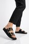 Black Lightweight Soft Sole Women's Slippers S-234 Z - 2