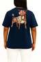 Oversized Taurus Zodiac Sign - Astrology Pocket and Back Design Unisex T-Shirt - 4