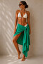 Combed Cotton Pareo Shawl 70X180 cm – Multi-Purpose Beach Pareo and Shawl-Side Tie Beach Pareo - 2