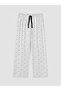 Lcw Dream Gray Polka Dot Women's Pajama Bottoms - 4