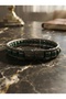 Malahit Natural Stone and Steel Detailed Magnet Lock Bracelet - 2