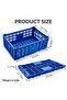Foldable Storage Box 52L – Sturdy plastic, stackable, reinforced walls – Versatile storage for office, kitchen & garage – Pack of 2, green - 5