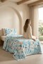 La Notte Sea Marine Single 3-Piece Pique Set 160X230 + 100X200 + 50X70 cm - 2