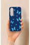 Vivo V70 Fe 5g Compatible Blue Butterfly Pattern Silicone Case