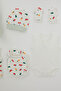 Baby Girl Hospital Release Pack of 8 Mixed Fruit Patterned 0-3 Months, Ecru - 6