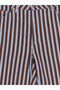 Lcw Jeans Blue Striped Crop Flare Women's Jean Pants - 6
