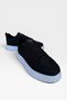 Smart Lacing Lightweight Comfort Sole Casual Men's Sneaker Shoes Black - White - 3