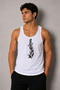 Tiger Printed Men's Gym Fitness Athlete Singlet