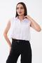 Women's Sleeveless Shirt with Six Rubber Details 260603 - - 3