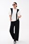 Women's Shawl Look Detailed T-Shirt and Pants Set 260652 - - 3