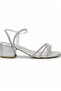 Girl's Glittery Stone Heeled Shoes