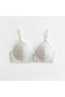 Women's Lace Front Snap Breastfeeding Bra Ecru Color Bb2677 - 6