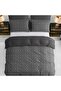 Pamposh Double Duvet Set Premium Brushed Microfiber Ultrasoft Hypoallergenic Non Iron Luxury Bedding - 5