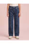 Senior Girls Dark Wash Mom Fit Jeans