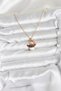 316L Steel Chain Gold Color Christmas Themed Women's Necklace with Snowman Figure - 2
