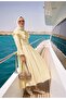 Romantic Cotton Voile Lined Dress – Yellow - 2