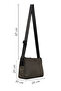 Women's Khaki Fabric Mini Crossbody Bag 26Sbd30086F - 2