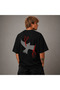 Palestine Peace Themed Dove Printed Oversize Unisex T-Shirt – Freedom and Hope Design
