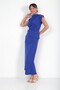 Women's Front Draped Midi Dress