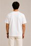 2-Pack Unisex White-White Oversize T-Shirt Set - Crew Neck Basic T-Shirt - 3