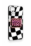 Redmi Note 11 Pro 4g Compatible Black Good Vibes Patterned Silicone Case - 3