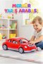 Mercury Red Sports Race Car - Educational and Realistic 35 cm Toy Race Car